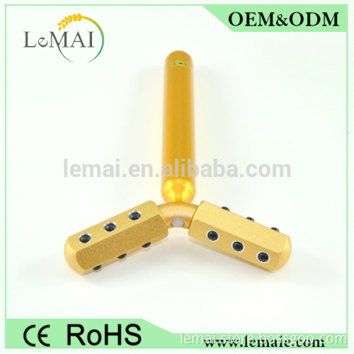 Derma Roller 24K Energy Beauty Bar Y Shape Face Rollers